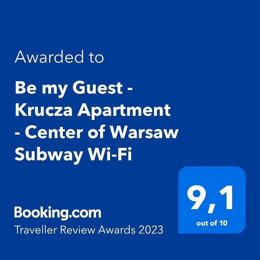 Be My Guest - Krucza Elegant Apartment - Rondo De Gaulle'A Center Of Warsaw Metro Wi-Fi Breakfast